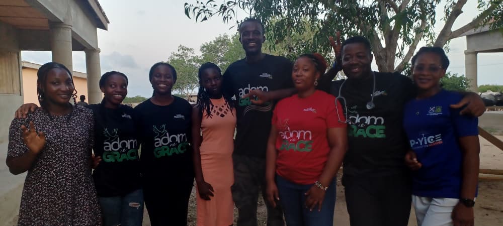 Volunteers in the field